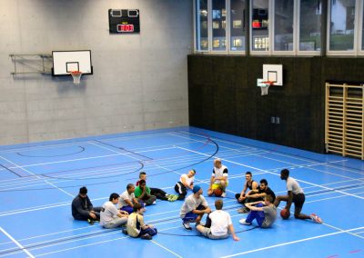 Morgensport Get up, stand up 730 Foto